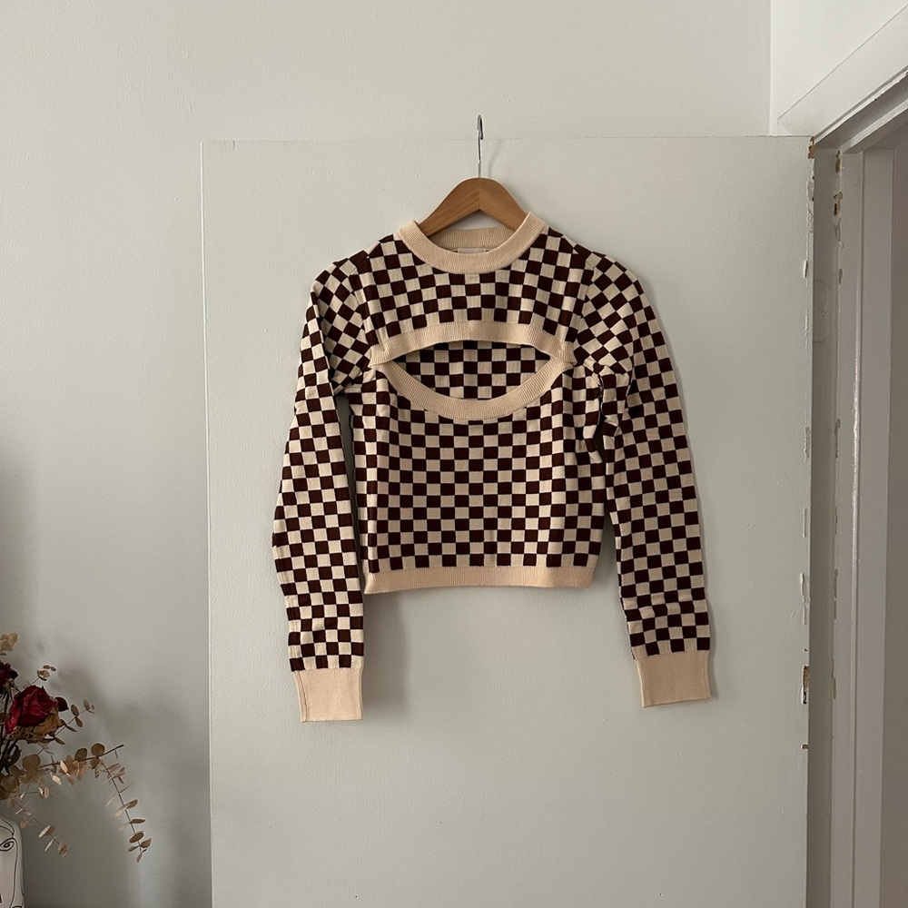 Checkered Sweater
